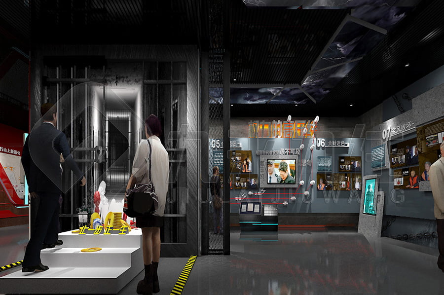 反腐倡廉宣傳館方案，網(wǎng)上3d反腐倡廉文化教育展館，聲光電反腐倡廉基地，墻面互動投影系統(tǒng)，互動答題系統(tǒng)，互動滑軌屏